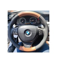 Bmw F10 5-7 Serisi Araca Özel Deri Direksiyon Kılıfı