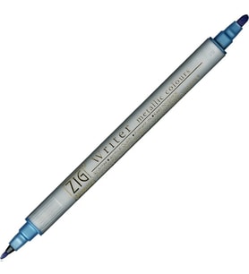 ZIG DAVETİYE KALEMİ METALİK MAVİ 8000-125