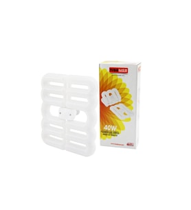 FLOWER KATLANIR - 4B ŞEKİL 21X23.5CM 40W - E27 BEYAZ LED LAMBA AMPUL 3600 LÜMEN - 6500K GO-53-vice 05378
