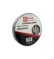 25MM X 25MT KAYDIRMAZ SİYAH BANT (5343)