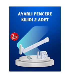 Pencere Güvenlik Kilidi Açılma Sınırlayıcı Aparat 2 Adet