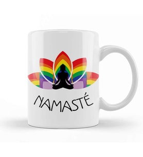 Namaste Yoga 01 Kupa Bardak Porselen