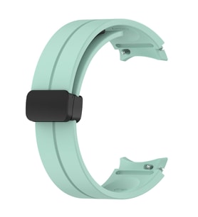 Microsonic Samsung Galaxy Watch 4 44mm Kordon Ribbon Line Açık Yeşil