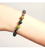 Florit Hematit Aventurin Jasper Kantaşı Unakit Yeşim Aytaşı Bileklik 8 mm