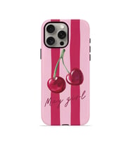 iPhone 15 Pro Vorian Çift Katmanlı MagSafe Kılıf Cherry Girl