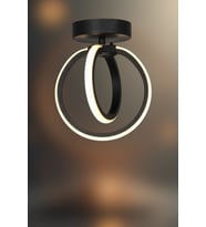 Helior Sarkıt Led Avize - Oturma Odası, Salon, Mutfak Uyumlu Ledli Avize (Siyah)
