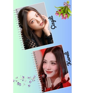 Jiso blackpink defter seti 2 adet A4 boyutu 21*30 çizgili + kareli 60 syf