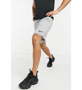 Nike Training Dri Fit Fleece Shorts Gray Erkek Fransız Havlu Kumaş Spor Şort Gri