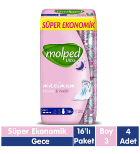 Molped Ultra Ped Gece 16x4 64 Adet