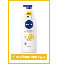 NIVEA Q10 Sıkılaştırıcı Vücut Losyonu 400ml, 10 Günde Sıkılaş, C Vitamini, Nemlendirici, Normal Ciltler