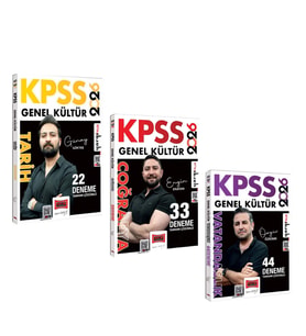 Yargı Yayınları 2026 KPSS Tarih Coğrafya ve Vatandaşlık Tamamı Çözümlü Deneme Seti 3 Kitap