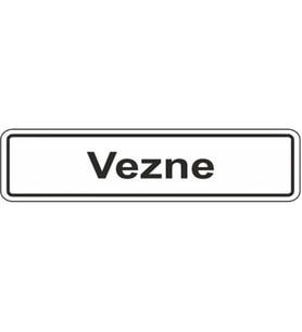 EKSTRAFİX 115 YÖNLENDİRME/UYARI LEVHASI 7x24.5cm VEZNE
