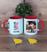Ablaya Hediye Kupa Bardak Kırmızı Fotoğraflı Ablaya Doğum Günü Hediyesi