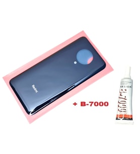Tkgz Xiaomi POCO F2 PRO Arka Kapak Batarya Pil Kapağı (CAM+B-7000) SİYAH