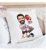 Kişiye Özel Babama İlk Komik Hediyem Yastık
