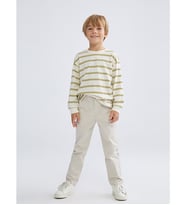 LCW Kids Bej Beli Ayarlanabilir Erkek Çocuk Pantolon