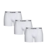 Techsport Boxer Short 3 Pack Erkek Boxer (3'lü) BX3101 Beyaz
