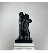 Tors 'Black' Dekoratif Heykel, Pop Art Roma Yunan Heykelleri