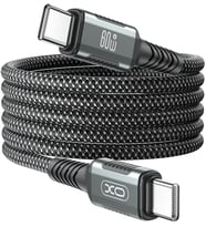 60W Hızlı Şarj Kablosu Type-C NB-Q267 Örgülü Organize Manyetik Şarj Kablosu 1 Metre Siyah