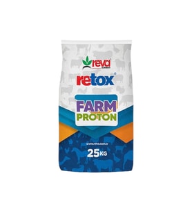 Retox Farm Proton Vitamin-Organik ve İnorganik Mineral Hayvan Yem Katkı 25 Kg
