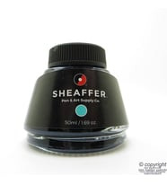 Sheaffer Mürekkep Şişe, 50 ml. Turkuaz Renk (Siyah-Gri)