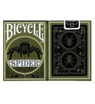 Bicycle Spider Oyun Kağıdı Kartı Premium iskambil Kartları Destesi Green (Yeşil) (Karışık)