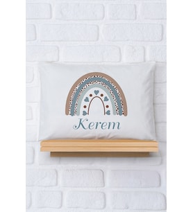 Pia Baby Premium %100 Pamuk İsme Özel Bebek Yastık Kılıfı 35*45 cm 5073-12