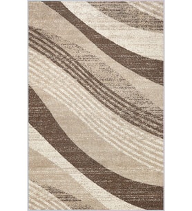 Eliana Home Baskılı, Yıkanabilir Kaymaz Taban Salon Halısı LNA1458 100x150 cm (Kahverengi)