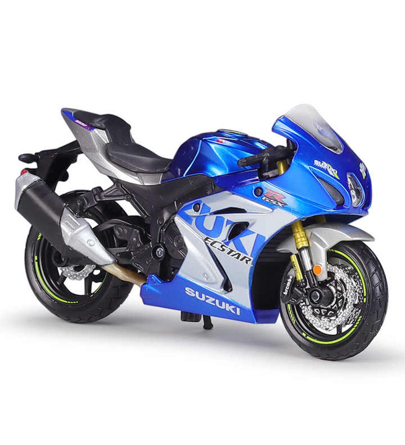 Motorsiklet 1:18 2021 Suzuki GSX-R1000 R Statik Döküm