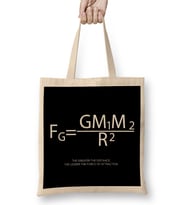Gravity Maths And Science Newtons Law Of Gravitation Bez Çanta Uzun Saplı