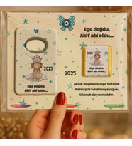 Abi Erkek Kardeş Temalı Dikdörtgen Açacak Magnet