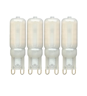 (4 Adet) Osaka Buzlu 5W Sarı Işık (3000K) G9 Duylu Led Kapsül Ampul