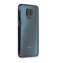 Xiaomi Redmi Note 9 Pro Kılıf Razer Lensli Silikon - Mor