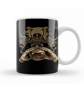 Samurai Burger Kupa Bardak Porselen