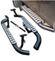 LAND ROVER DEFENDER 90 YAN BASAMAK SETİ KROM SİYAH OEM TİP