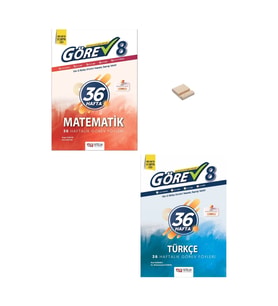 LGS 8. Sınıf Matematik ve Türkçe 36 Haftalık Görev Föyleri