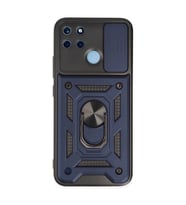 Realme C25y Kılıf Pars Lens Yüzüklü Silikon - Lacivert