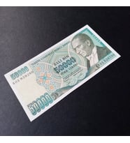 7.Emisyon 50000 Türk lirası K01 serisi ÇA+ eski kağıt para - 399636648de0c6612d (Çok Renkli)
