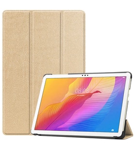 Honor Pad X8 Uyumlu Zore Smart Cover Standlı 1-1 Kılıf (Gold)