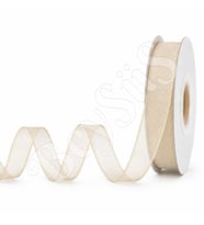Organze Kurdele 10 mm Krem