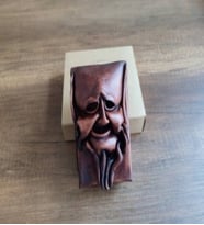 Sumerian Doğal Deri Tarot Kart Kılıfı Kahverengi
