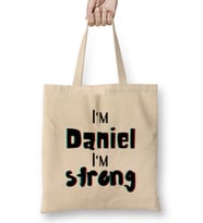 Daniel Name Personalized Custom Design Gift Baby-Gift For Him Bez Çanta Uzun Saplı