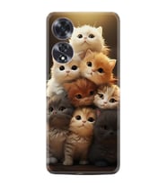 Oppo A60 Kılıf Boutique Baskılı Resimli Kedicikler Pcode -027