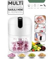 Mini El Rondo Çelik 3 Bıçaklı 250 ml Mutfak Robotu