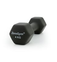 Zerogym Neopren Kaplı  İçi Demir Dambıl 4 kg Gri 1 Adet