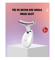 LED Işık Terapili Yüz Bakım ve Masaj Cihazı – Kompakt Anti Aging Tasarım