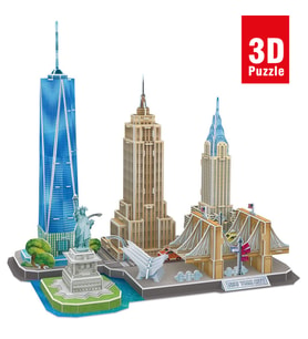 Cubic Fun City Line Serisi New York City 3D Puzzle