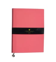 VICTORIA'S JOURNALS 1082 SMYTH RUGAN ESNEK KAPAK 19x25cm 80gr. 96YP. ÇİZGİLİ DEFTER MERCAN