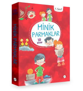 Kukla 1. Sınıf Minik Parmaklar Serisi Düz Yazı 10 Kitap