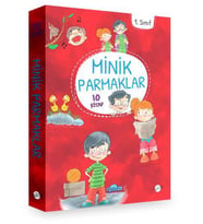 Kukla 1. Sınıf Minik Parmaklar Serisi Düz Yazı 10 Kitap